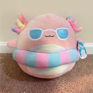 12” Archie Pink Axolotl with Sunglasses Squishmallow
